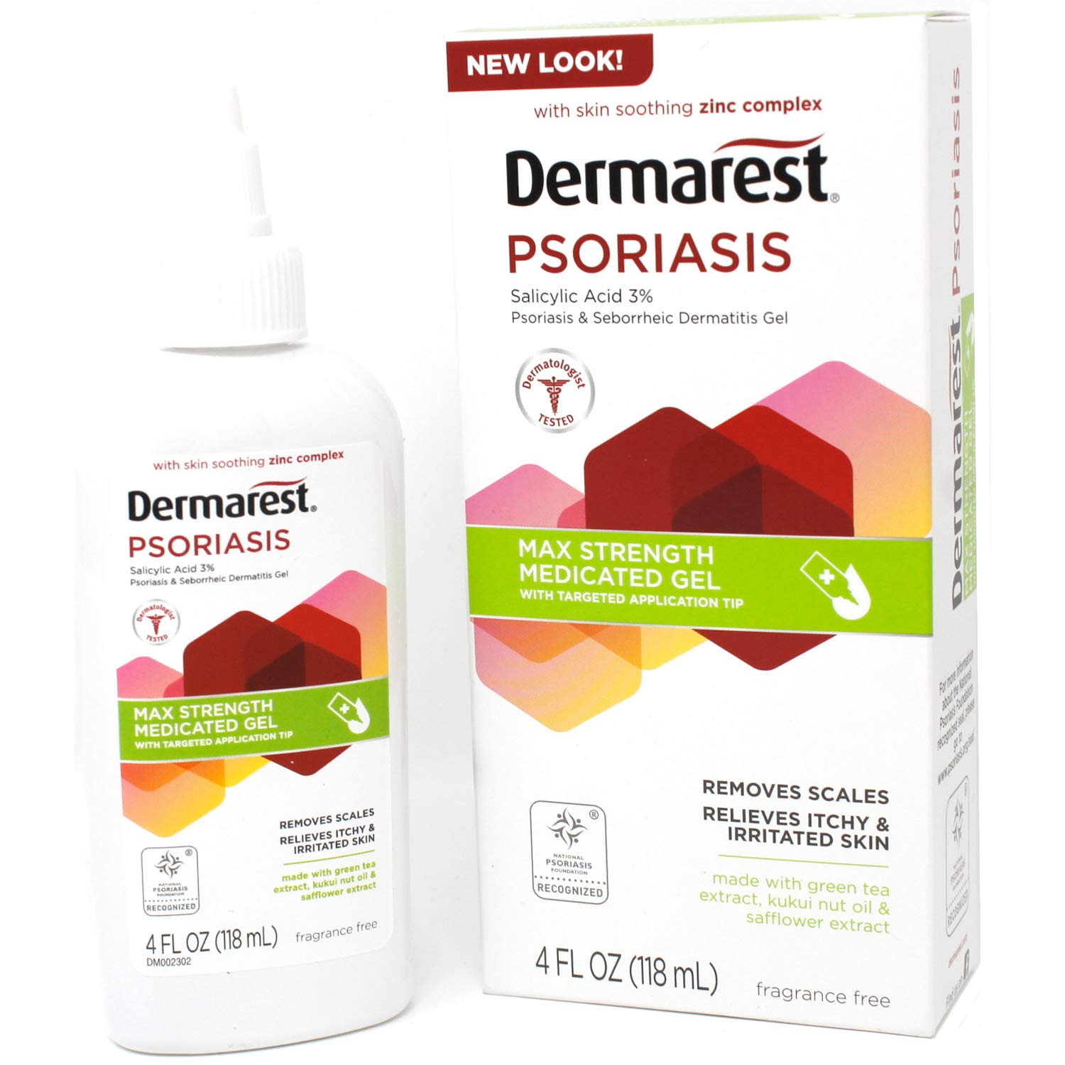 Dermarest Psoriasis Medicated Treatment Gel, 4 oz (2 Pack)