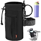 Desing Wish 24oz Bike Water Bottle Holder Bike Bottle Holder with Mesh Pocket Bike Cup Holder Sling Water Bottle Bag Carrier 