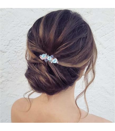 Amazon.com : Pura Vida Silver Wave Hair Barrette Set - 100  display picture 1