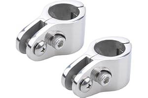 MX Bimini Top Hardware,Stianless Steel Bimini Top Fitting Eye End Cap,Jaw Slide 2pcs