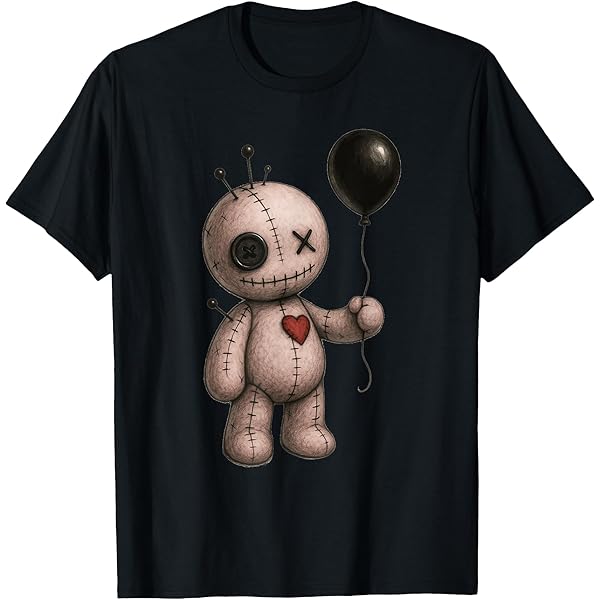 Amazon.com: Creepy Voodoo Doll Halloween I Still Play With Dolls T