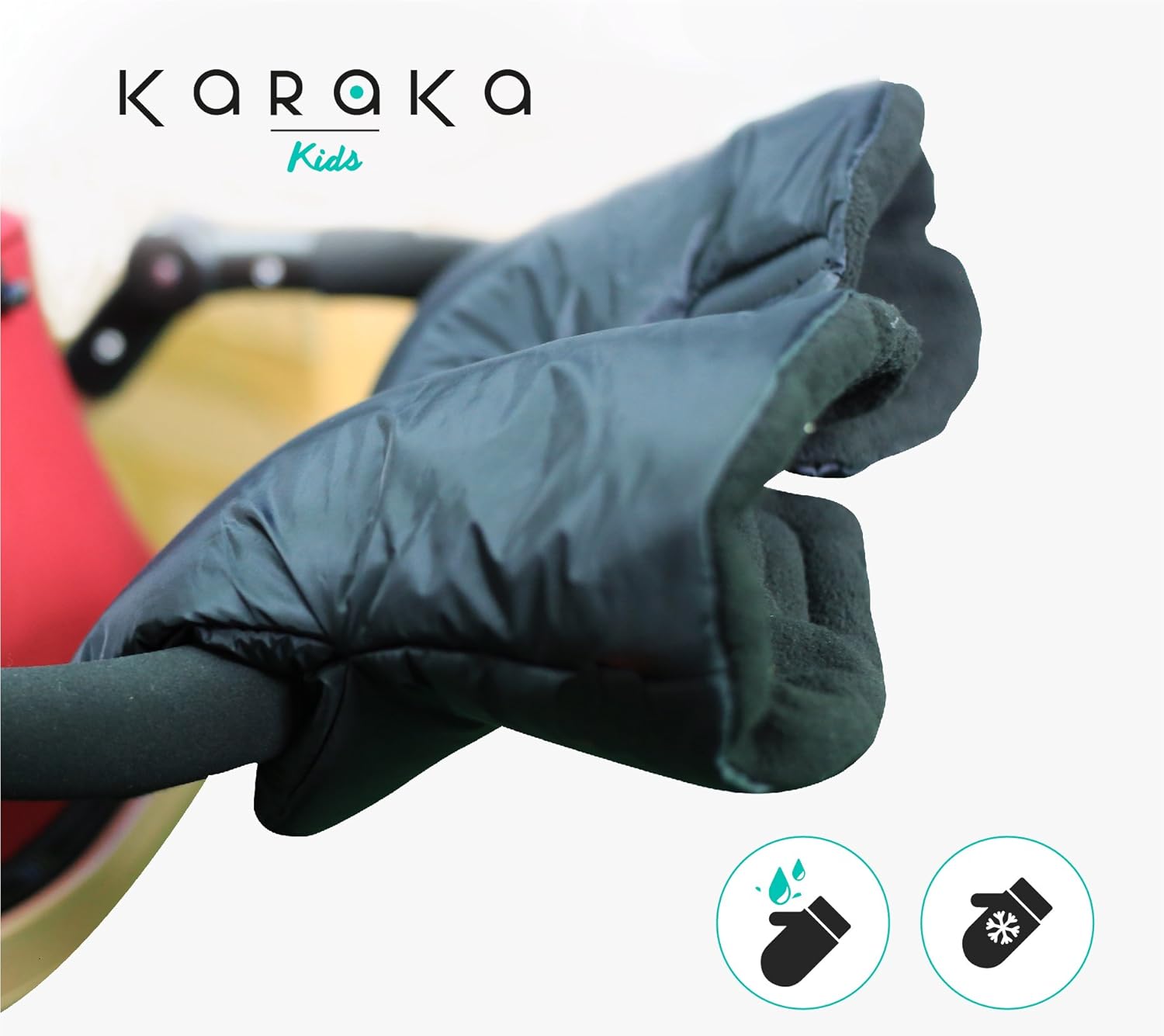 Manoplas para carritos de bebé accesorio para las sillas de paseo Manoplas multiusos impermeables y térmicas con forro polar Material muy resistente adaptables a cualquier carro de bebé