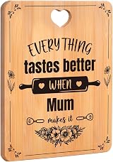 Apjielop Engraved Bamboo Cutting Board for Mum Mothers Day Birthday Gift view 1