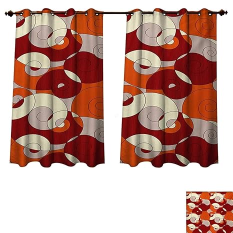 Amazon Com Rupperttextile Abstract Blackout Thermal Curtain Panel