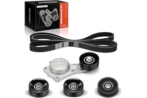 A-Premium Engine Serpentine Belt Drive Kit Compatible with Ford F-150 2007-2008, Expedition 2007-2008 & Lincoln Navigator 200