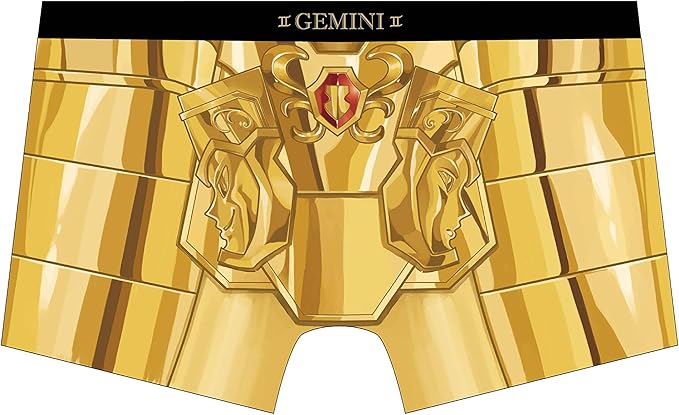 Amazon 聖闘士星矢 Knights Of The Zodiac セイントクロスパンツ ジェミニパンツ 双子座 ボクサー 通販