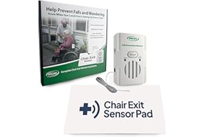 SMART CAREGIVER CORPORATION Smart Caregiver Fall Prevention Monitor and Weight Sensing Chair Pad - Alerts Caregiver When They Get Up from Chair - Chair Exit Alert for Elderly - 1 Year Warranty