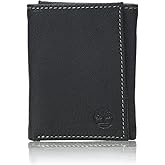 Timberland Men's Genuine Leather RFID Blocking Trifold Wallet