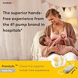 Medela Freestyle Hands-Free Double Electric Breast Pump with Wearable Cups view 3