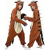 vavalad Adult Carnotaurus Onesie Pajamas Halloween Christmas Costume Cosplay Costume Women Men