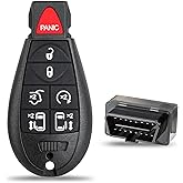 Vurkcy Key Fob Replacement for 2008-2016 Chrysler Town Country & Dodge Grand Caravan Car Keyless Entry Remote Control, M3N5WY783X IYZ-C01C, 7 Buttons