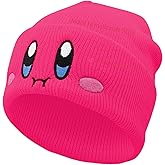 JILANI HANDICRAFT Kid-by Beanie Cute Anime Hat Kawaii Accessories Beanie Slouchy Embroided Face Knit Hats for Adult