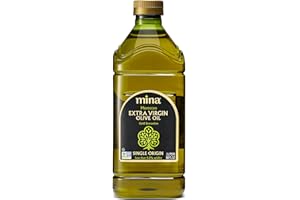 Mina Moroccan Olive Oil Extra Virgin 68 Fl Oz, New Harvest, Polyphenol Rich Olive Oil, Single Origin Extra Virgin Olive Oil, Cold Extraction, Less than 0.2% Acidity, 2 L