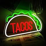 JFLLamp Tacos Neon Signs for Wall Decor Neon Lights