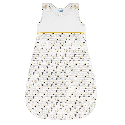 Babyschlafsack, Größe 90 (6-18 Monate), Biobaumwolle, Kuschelig und Garantiert Ohne Chemikalien, Schlafsack 100% Baumwolle - 