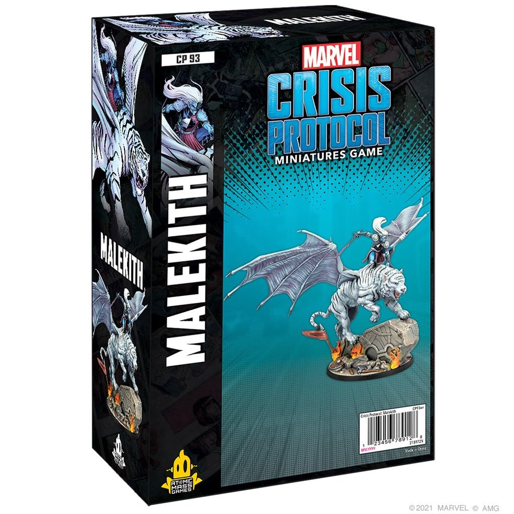 ATOMIC MASS GAMES Marvel: Crisis Protocol Malekith Character Pack Superhero Board Game Age 14+ 2 Players 90 Minutes Play Made