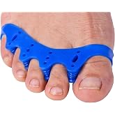 ToeSet Toe Separators &ndash; Soft Gel Toe Spacers for Alignment, Stretching, Yoga and Everyday Foot Comfort (Small/Medium)