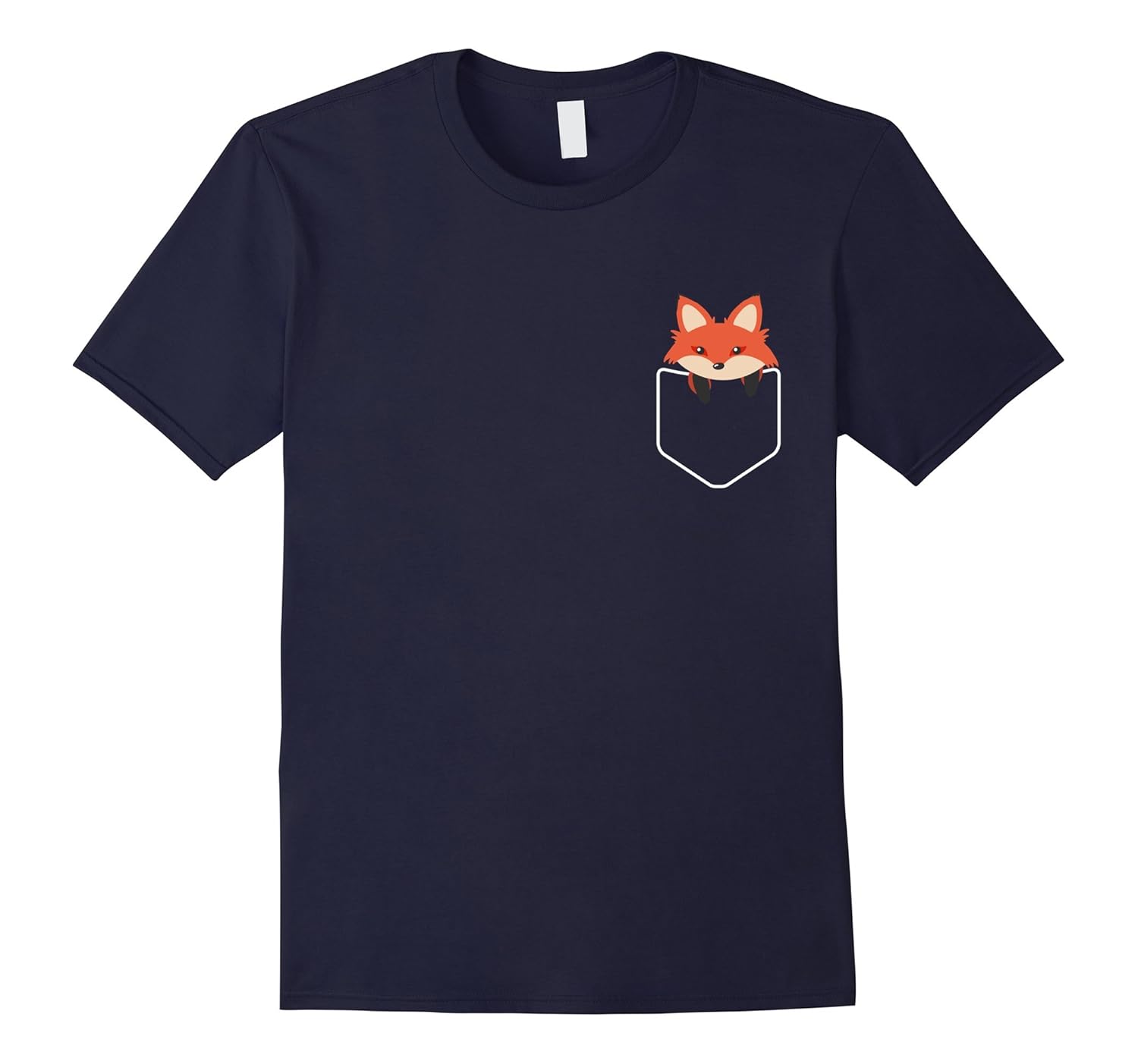 Fox In My Front Pocket T-Shirt-Rose