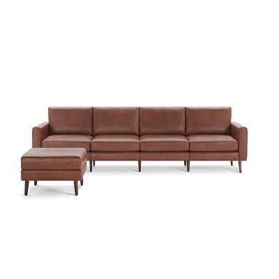 Burrow Nomad 111 Leather Sofa with Ottoman, 4-seat, Tunisia Ubuy