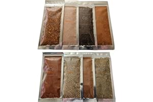 Cpise Organic Camping & Grill Seasoning & Salt Gift Set: BBQ Seasoning | Cajun Seasoning | Smoked Sea Salt | Cinnamon Sugar Blend | Himalyan Salt | Italian Seasoning | Lemon Pepper Blend | Steak Seasoning