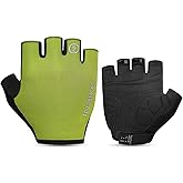 INBIKE Cycling Gloves - Shock-Absorbing, Breathable, Anti-Slip Fingerless Road Bike Gloves for Men & Women