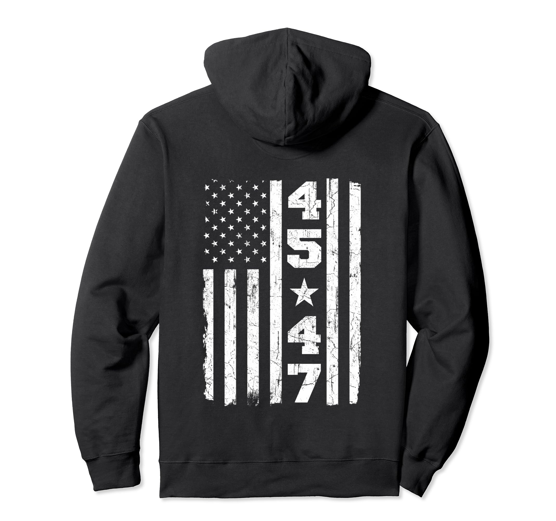 Photo 1 of 45 47 Trump Vintage USA Flag 2024 President Election Politic Pullover Hoodie XLARGE