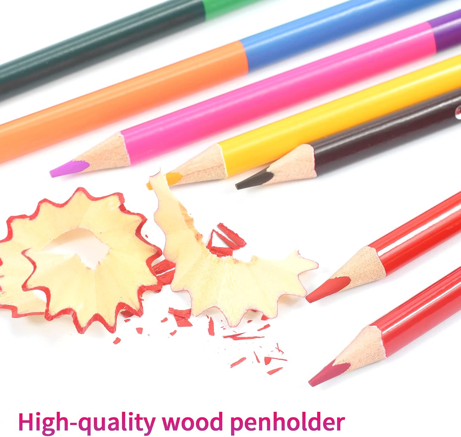 Weibo Coloured Pencils 12 pcs Art Drawing Set Perfect for Adults Children Colouring Books with Vibrant Colors by Sketching Drawing Painting Writing (Double Color 12pcs Pencils-24 Colors) (24color) : Office Products