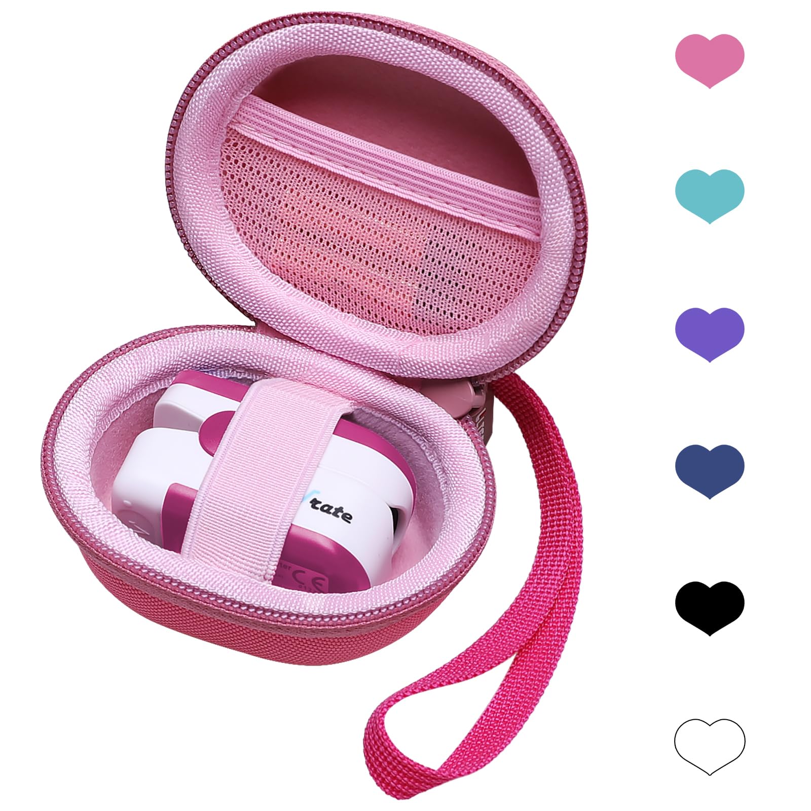 Photo 1 of Pink Pulse Oximeter Case for Zacurate, Innovo, Vibeat, iHealth, Santamedical, Children Fingertip Pulse Oximeter Blood Oxygen Saturation Monitor (Case Only)
