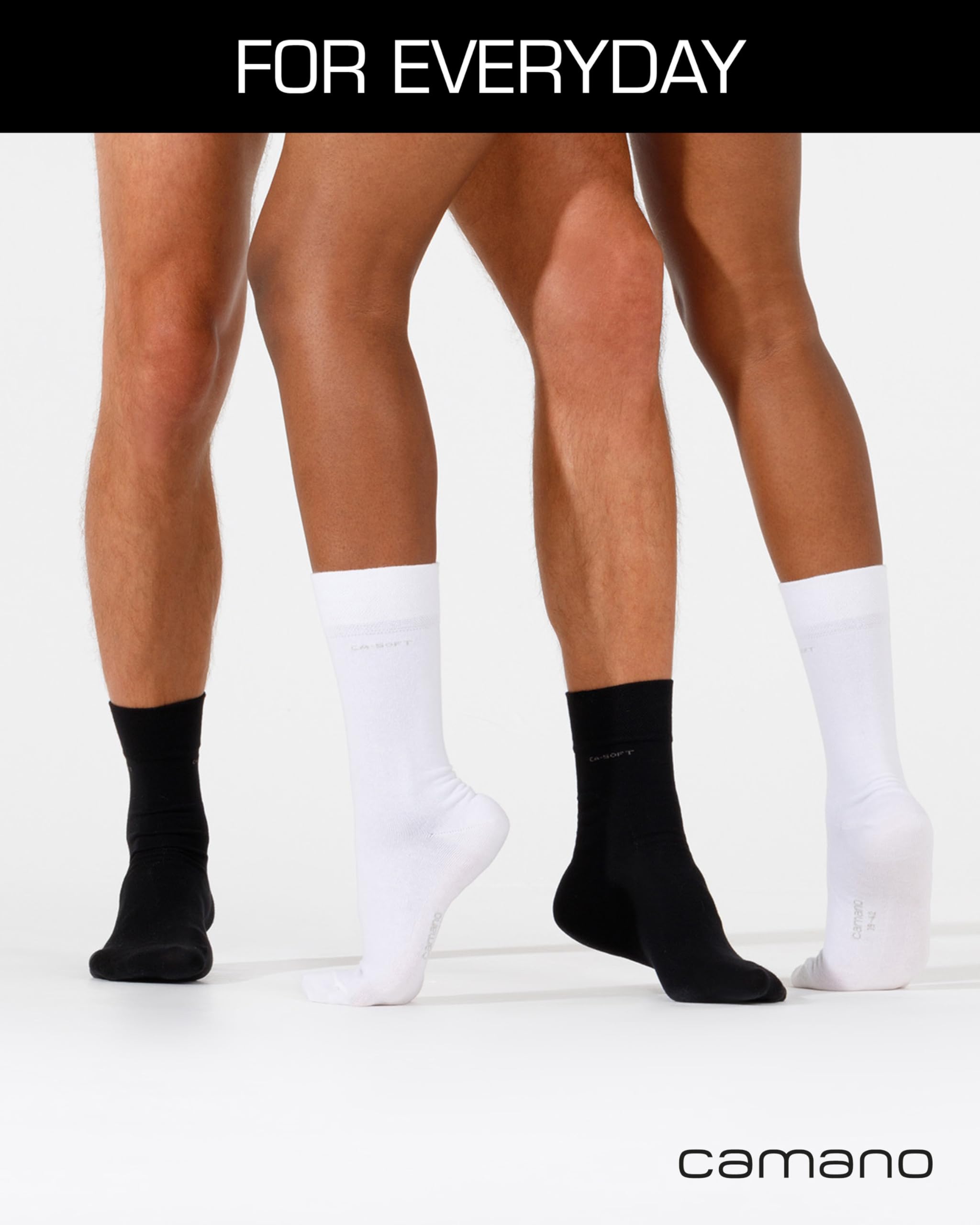 Camano Herren 3642000 Socken, Beige (Sand Melange 8300), (Herstellergröße: 43/46) (4er Pack) 6