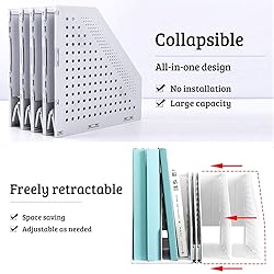 SAYEEC Desktop Collapsible File Magazine Folder