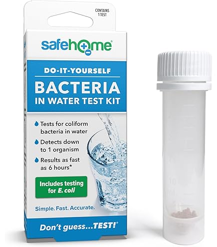 Water Bacteria Test Kit, 15-Mini Instant Test for Coliform & E. coli