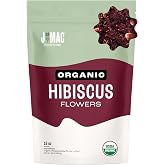 J Mac Botanicals, Certified Organic Hibiscus Flower, loose leaf tea, Flor de Jamaica