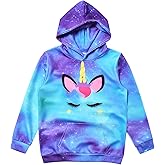 Perfashion Girls' Novelty Hoodies Kids Pullover Sweatershirts 4-13Years