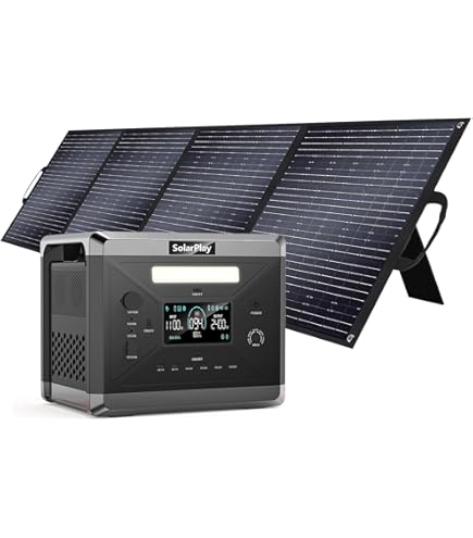 Amazon.com: SolarPlay 2500W Portable Power Station, 2304Wh Large