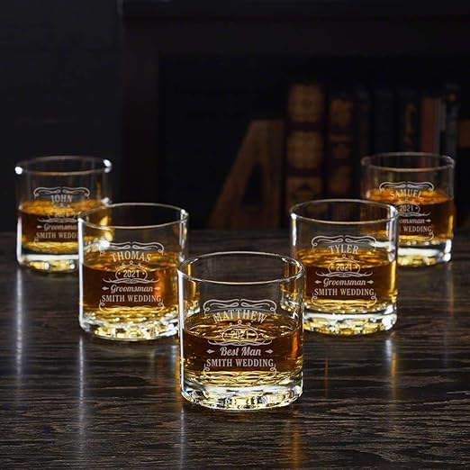 Best Whiskey Glasses 2021 Amazon.| Tennessee Whiskey Engraved Set of Five Whiskey 
