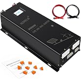 WZRELB Split Phase Power Inverter 9000W 36V Pure Sine Wave Inverter,Peak 18KW, 36VDC to 120V/240VAC,High Efficiency up to 91.6%,LCD Display, high Frequency Inverter for Off Grid System