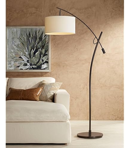 Possini Euro Design Raymond Modern Arched Floor Lamp Standing 69