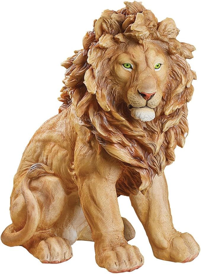 Collections Etc King of The Jungle Lion Garden Statue for