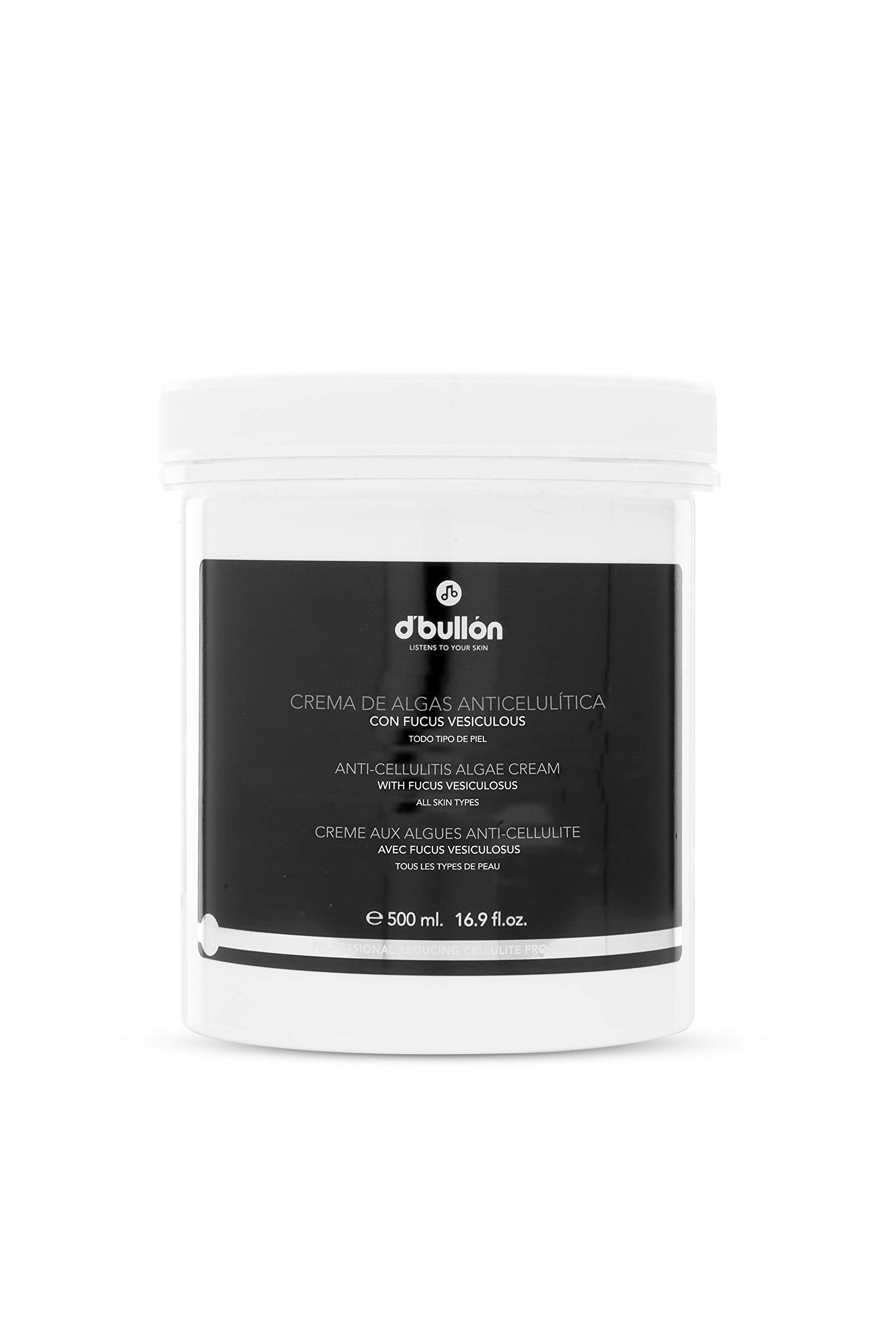 B D. BULLON Anti-Cellulite Algae Body Cream, Prevent and Combat Cellulite, Single, 500 Mil
