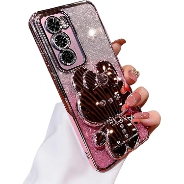 Custodia HFICY A Portafoglio Con Cristalli E Cordino Per Samsung – Pelle Sintetica, Flip Magnetico