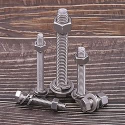 M8 x 45mm (10 Sets) Stainless Steel Hex Bolts with