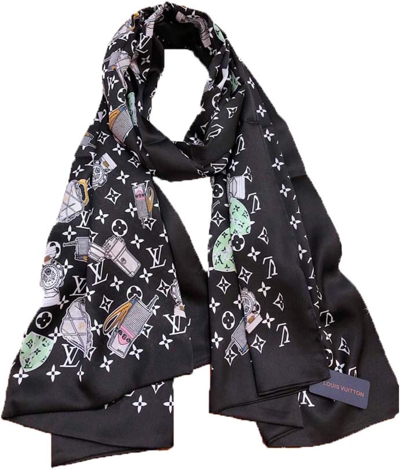 Changx Girl's and Lady's Fashion style Luxury Warm Silk Scarves Turbafor Four Seasons (#S5)