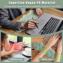 DHUJBFF Keyboard Cloud Wrist Rest, Memory Foam