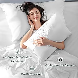 Shilucheng Tencel Sheets 4 Piece, 100% Eucalyptus