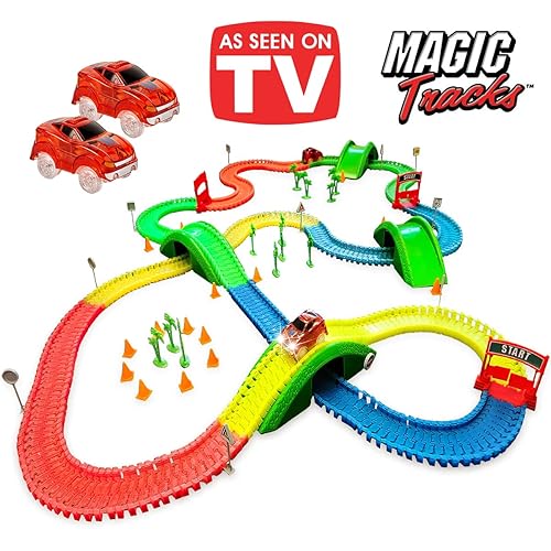 Ontel Magic Tracks Mega Xtreme with Race Car and 18 ft of