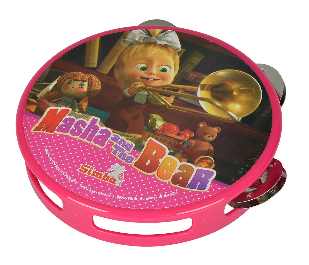 Simba 109306604 "Masha and the Bear Tambourine