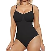 BRABIC Bodysuits for Women Tummy Control Shapewear Seamless Round Neck Butt Lifter Body Shaper Tank Top
