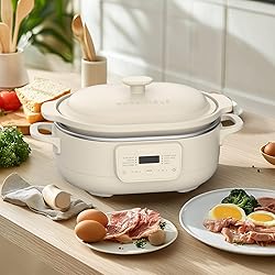 4 Quart Programmable Slow Cooker with Flexible Easy