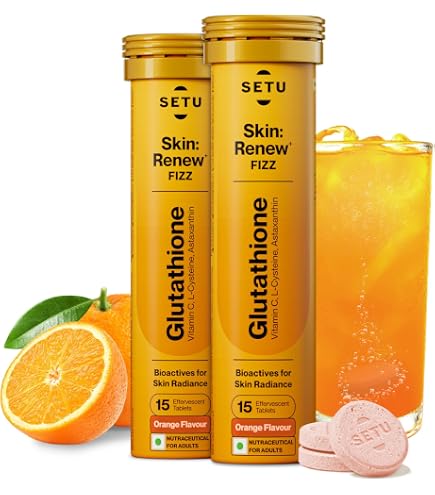 Amazon.com: THRU Glow | Japanese Glutathione 500 mg and Vitamin C for Skin  Care | Glowing & Radiant Skin - 20 Effervescent Tablets