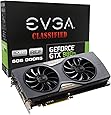 EVGA GeForce GTX 980 Ti 6GB CLASSIFIED GAMING ACX 2.0+, Whisper Silent Cooling Graphic Card 06G-P4-4997-KR